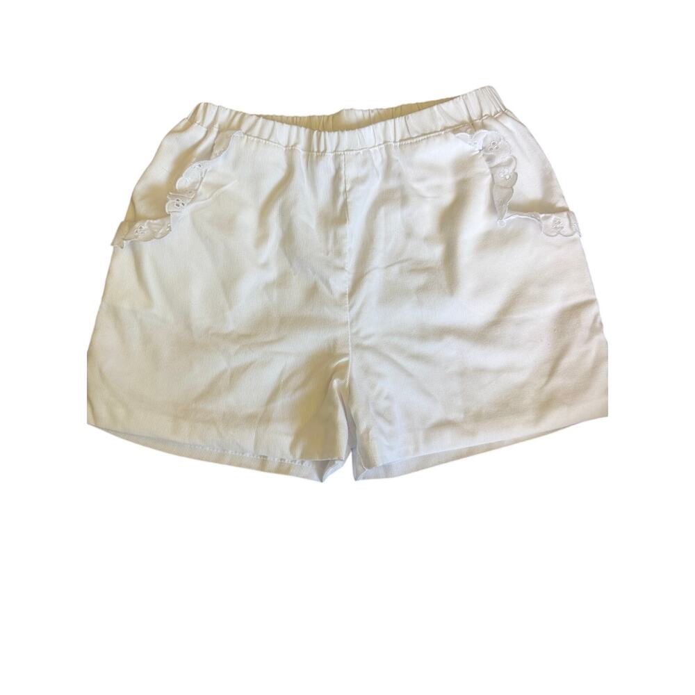 the beaufort bonnet pull on white eyelet lace trim short girls 7